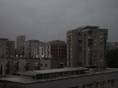  - 25.07.2023 &ndash; Jutranja nevihta. Ljubljana, &Scaron;i&scaron;ka.  //FOTO: Nik Erik Neubauer