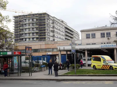 - re&scaron;evalna vozila &ndash; re&scaron;ilci -- 18.04.2023 - UKC &ndash; Poliklinika, Njego&scaron;eva cesta 4 v Ljubljani //FOTO: Tomaž Skale