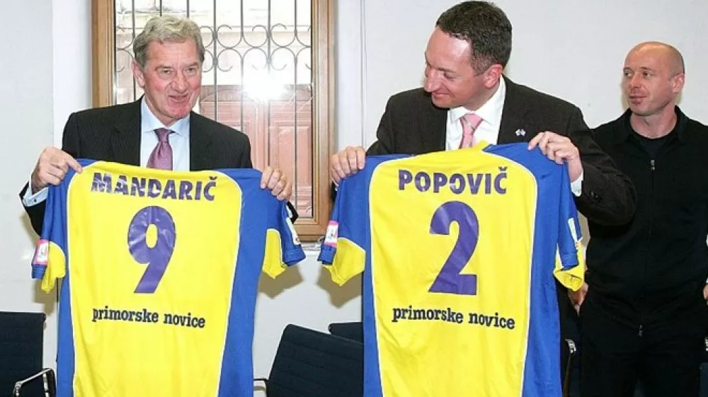 Milan Mandarić in Boris Popovič leta 2006