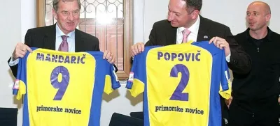 Milan Mandarić in Boris Popovič leta 2006