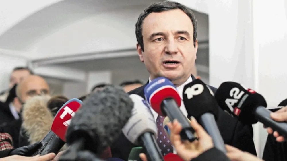 Zmagovalec volitev  Kurti utegne imeti težave pri sestavljanju vlade.