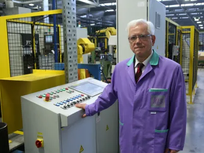 Generalni direktor zlate gazele KLS Ljubno Bogomir Stra&scaron;ek F Tomaž Skale