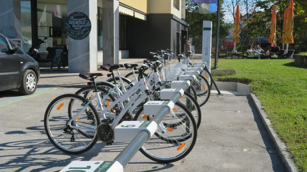 Bled, sistem za izposojo koles