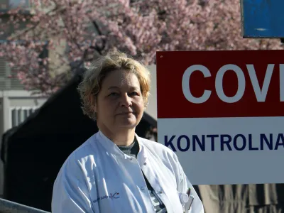 - 31.03.2021 - Doc. dr. Mateja Logar, infektologinja s Klinike za infekcijske bolezni in vročinska stanja, vodja svetovalne skupine pri Ministrstvu za zdravje za zajezitev in obvladovanje epidemije COVID-19//FOTO: Toma Skale