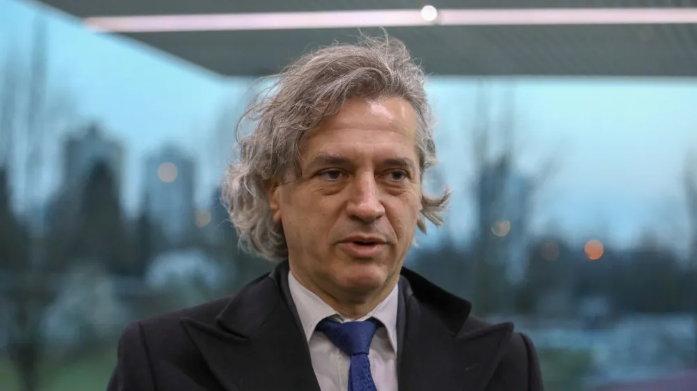 predsednik Gibanje Svoboda dr. Robert Golob- 28.03.2022 &ndash; Parlamentarne volitve 2022 &ndash; televizijsko soočenje predsednikov parlamentarnih strank na POP TV //FOTO: Luka Cjuha