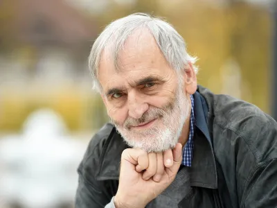 Helmut Lachenmann, nem&scaron;ki skladatelj, čigar dela bodo izvedli v sredo zvečer na abonmajskem koncertu SOS 4 v Cankarjevem domu.