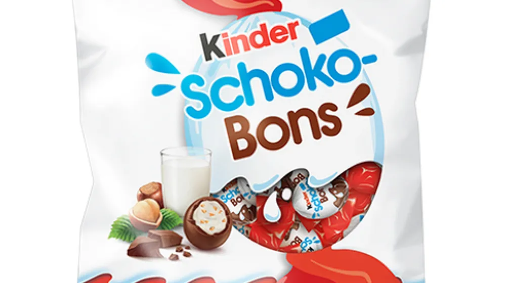 Ljubljana.<br>Odpoklic izdelka Kinder Schoko Bons 125g, proizvajalca Ferrero.<br>Foto: Lidl Slovenija