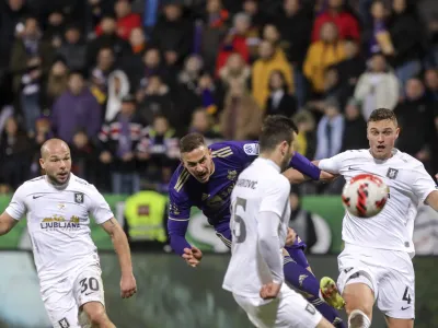 - 09.04.2022 &ndash; nogomet - Maribor: Olimpija, Prva liga Telemacha, 30. krog: //FOTO: Jaka Gasar