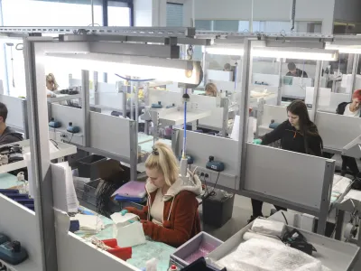 - 27.10.2021  Podjetje EKWB d.o.o., razvoj in proizvodnja izdelkov za vodno hlajenje računalnikov, Pod lipami 18, Komenda /FOTO: Jaka Gasar