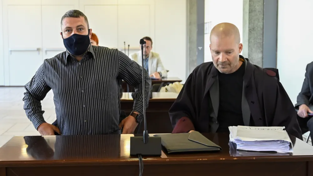 Žarko Gorenjc - 04.05.2022 &ndash; sojenje Žarku Gorenjcu za umor žene &ndash; 5. marca 2021 je v Dolu pri Polici s pasom kopalnega pla&scaron;ča zadavil ženo. //FOTO: Nik Erik Neubauer