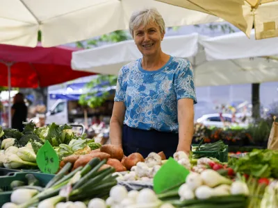 branjevka Mija Mrčun - 03.06.2022 &ndash; Ljubljanska osrednja tržnica -