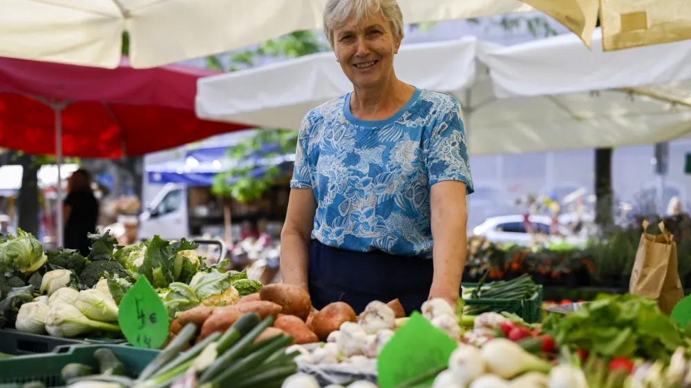 branjevka Mija Mrčun - 03.06.2022 &ndash; Ljubljanska osrednja tržnica -