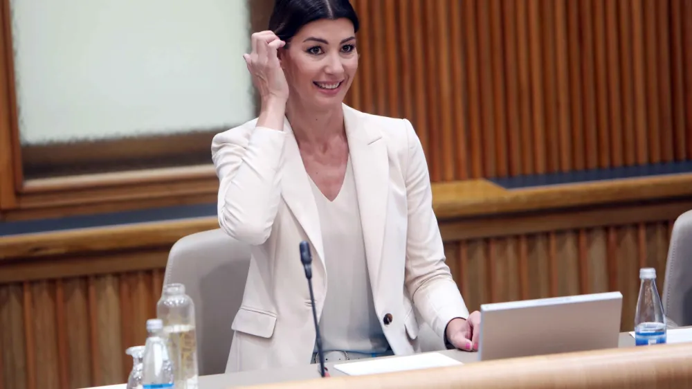 Dominika &Scaron;varc Pipan - 30.05.2022 - predstavitev kandidatke za ministrico za pravosodje Dominike &Scaron;varc Pipan pred odborom DZ za pravosodje //FOTO: Tomaž Skale