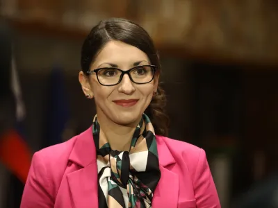 Emilija Stojmenova Duh28.05.2022 - predstavitev kandidatke za ministrico za digitalno preobrazbo Emilije Stojmenove Duh pred odborom DZ za notranje zadeve, javno upravo in lokalno samoupravo;FOTO:Luka Cjuha
