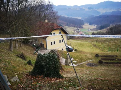 Kraj strahotnega zločina v vasi &Scaron;kofija. Foto: Mojca Marot&nbsp;