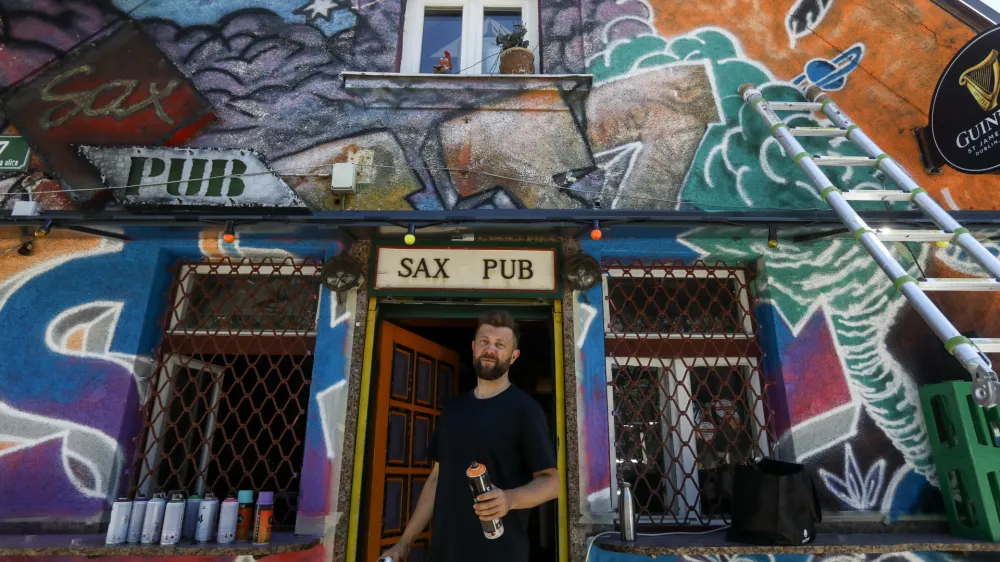 Mathieu Tremblin- 02.07.2022 &ndash; Sax Pub, Eipprova ulica 7 v Ljubljani//FOTO: Luka Cjuha