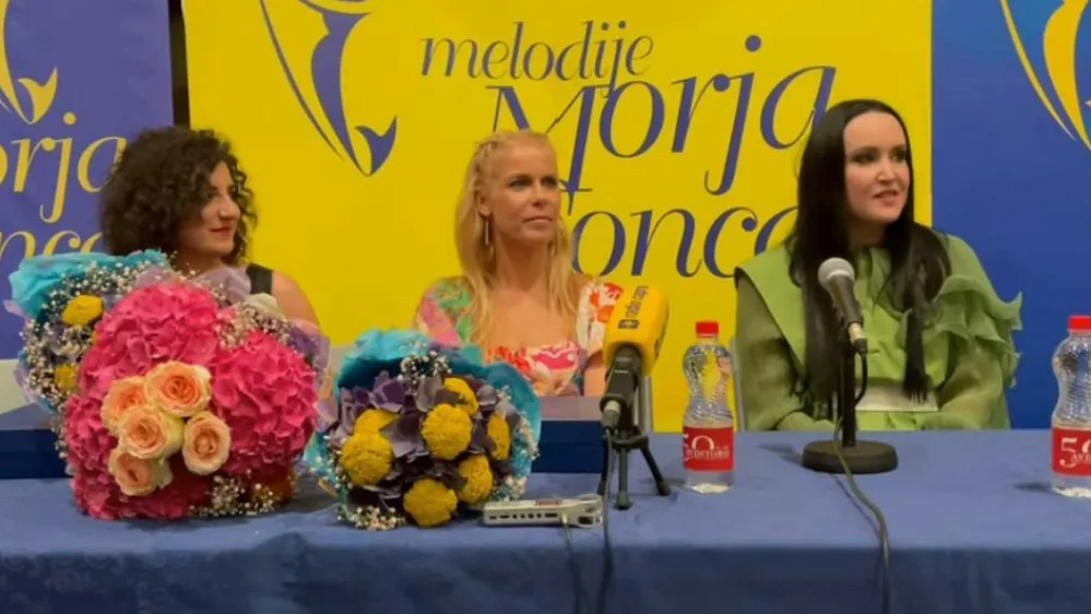 Na Melodijah morja in sonca sta sinoči s skladbo Do roba in &scaron;e čez slavili Anika Horvat in Tinkara Kovač. 