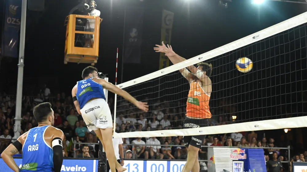 Amieva in AveiroVandecaveye in Vandecaveye- 31.07.2022 - Odbojka na mivki Ljubljana Beach Volley 2022 &ndash; finale svetovne serije //FOTO: Nik Erik Neubauer