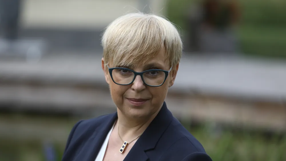 Nata&scaron;a Pirc Musar, kandidatka za predsednico republike<br><br>23.06.2022 - Predsedni&scaron;ke volitve 2022 - novinarska konferenca pravnice Nata&scaron;e Pirc Musar, na kateri bo sporočila svojo odločitev glede kandidature na predsedni&scaron;kih volitvah<br><br>FOTO: Luka Cjuha