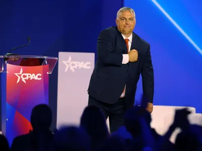 Viktor Orban na konferenci CPAC.&nbsp;