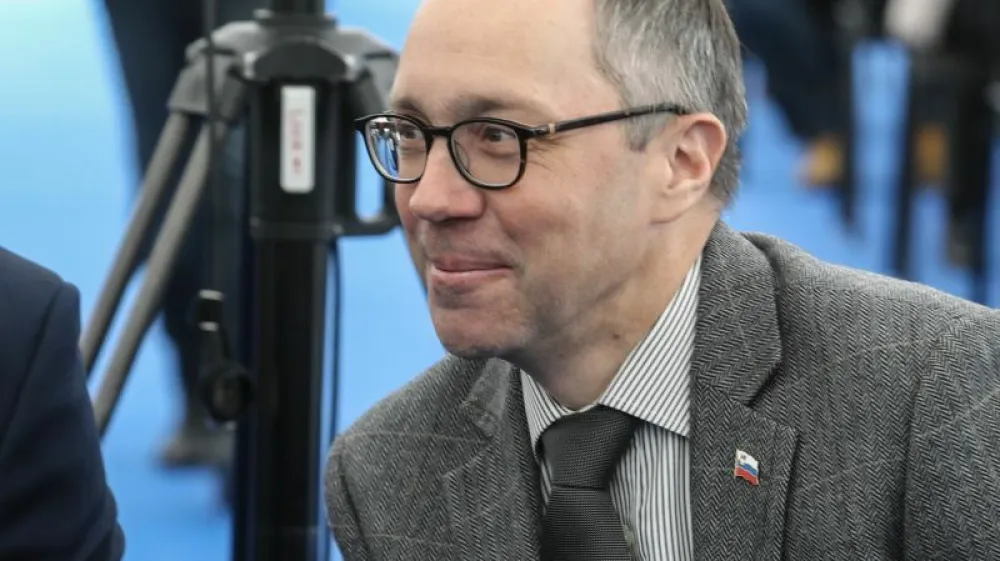 Blaž Ko&scaron;orok generalni direktor Gen energije- 08.04.2022 &ndash; Holding Slovenske elektrarne HSE Sonce &ndash; Sončna elektrarna Prapretno pri Hrastniku, otvoritev največje sončne elektrarne v Sloveniji //FOTO: Luka Cjuha