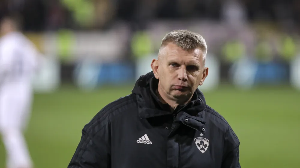 trener Maribora Radovan Karanović- 09.04.2022 &ndash; nogomet - Maribor: Olimpija, Prva liga Telemacha, 30. krog: //FOTO: Jaka Gasar