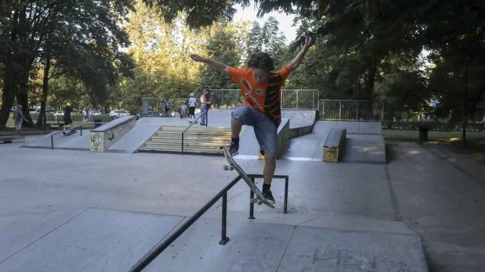 - 16.08.2022 &ndash; Skejtarji, rolkarji v parku Tivoli //FOTO: Jaka Gasar