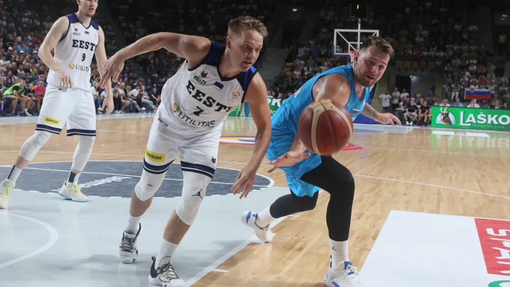 Ko&scaron;arka Slovenije: Estonija, Dončić- 25.8.2022 poslana na DNEVNIK