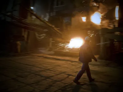 - elezarna ACRONI, d.o.o., Jesenice - proizvodnja surovega eleza, jekla, ferozlitin/FOTO: Bojan Velikonja OPOMBA: ZA OBJAVO V PRILOGI  DNEVNIKOV OBJEKTIV - REPORTAA 