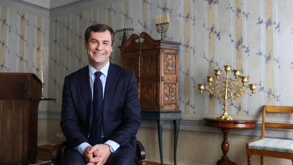 - Alexander Grodensky, rabin slovenske Liberalne judovske skupnosti- 31.08.2022 &ndash; Judovski kulturni center &ndash; Sinagoga Ljubljana, Križevni&scaron;ka 3 //FOTO: Bojan Velikonja