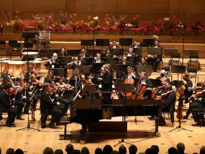 orkester Dunajski filharmoniki -<br><br>- 08.09.2022 &ndash; 70. Ljubljana Festival 2022 &ndash; zaključek z nastopom Dunajskih filharmonikov v Cankarjevem domu<br><br>//FOTO:&nbsp;Luka Cjuha