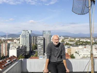 - 13.09.2022 - Miran Zupanič, scenarist in režiser - avtor dokumentarnega filma Sarajevo safari, pretresljive zgodbe o lovu na ljudi med vojno v BiH //FOTO: Jaka Gasar