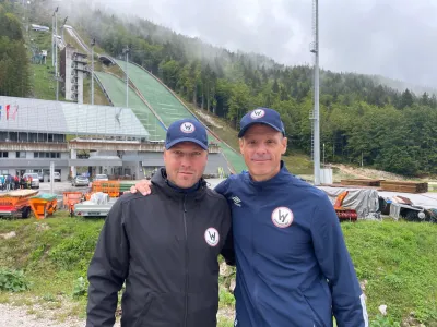 Bine Norčič (levo) in Alexander St&ouml;ckl sta med seboj spletla pravo prijateljsko vez.