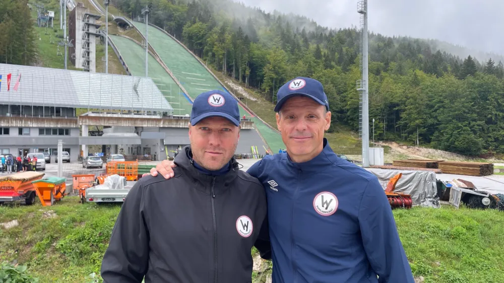 Bine Norčič (levo) in Alexander St&ouml;ckl sta med seboj spletla pravo prijateljsko vez.