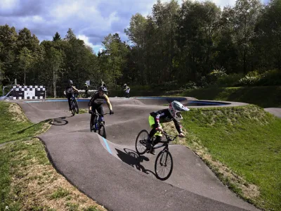 - kolesarski poligon -- 21.09.2022 &ndash; Evropski teden mobilnosti - Cesta v Gorice &ndash; novi KoloPark in park z otro&scaron;kimi igri&scaron;či v Ljubljani //FOTO: Nik Erik Neubauer