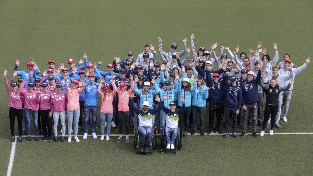 - 04.10.2022 &ndash; Smučarska zveza Slovenije (SZS) - uradna predstavitev smučarskih reprezentanc pred zimsko sezono 2022/23. //FOTO: Jaka Gasar