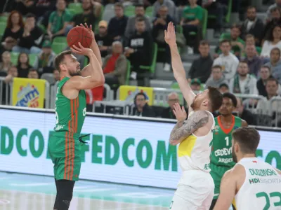 - 12,10,2022 &ndash; ko&scaron;arka - Cedevita Olimpija: Bursaspor, evropski pokal, 1. krog:&nbsp;//FOTO: Bojan Velikonja