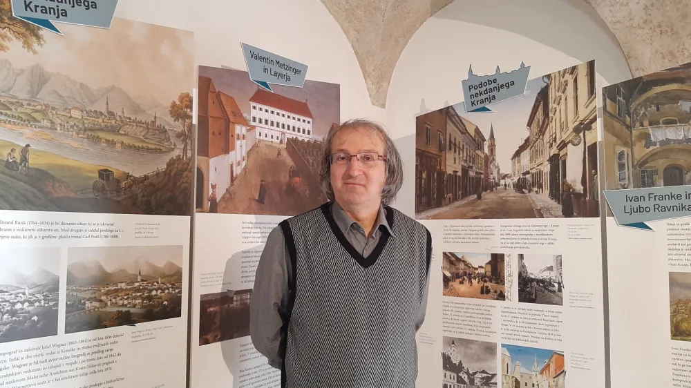 &raquo;Likovne upodobitve pričajo o tem, kako se je mesto razvijalo, kdaj je bila zgrajena posamezna stavba in kako se je ta dograjevala, kak&scaron;no je bilo obzidje Kranja&nbsp;...&laquo; pravi vodja galerijske dejavnosti v Gorenjskem muzeju dr. Damir Globočnik.&nbsp;