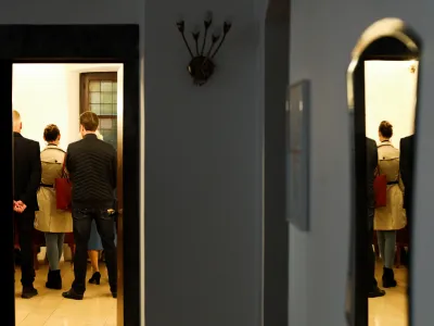 Simbolična fotografija - 18.10.2022 - Lokalne volitve 2022 - predstavniki SDS so vložili kandidatno listo za mestni svet Mestne občine Ljubljana in kandidata Igorja Horvata za ljubljanskega župana //FOTO: Bojan Velikonja