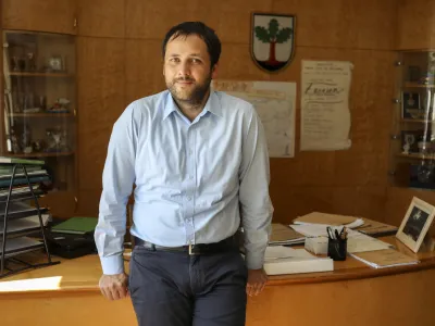 župan občine Hrastnik Marko Funkl - 10.09.2019 - Občina Hrastnik - obisk pri županu za rubriko župani zasebno //FOTO: Jaka Gasar