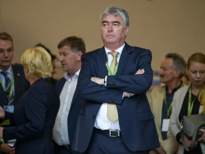 novi evropski poslanec Milan Zver (SDS)- 26.05.2019 - Evropske volitve 2019 - Volitve poslancev v Evropski parlament -//FOTO: Matjaž Ru&scaron;t