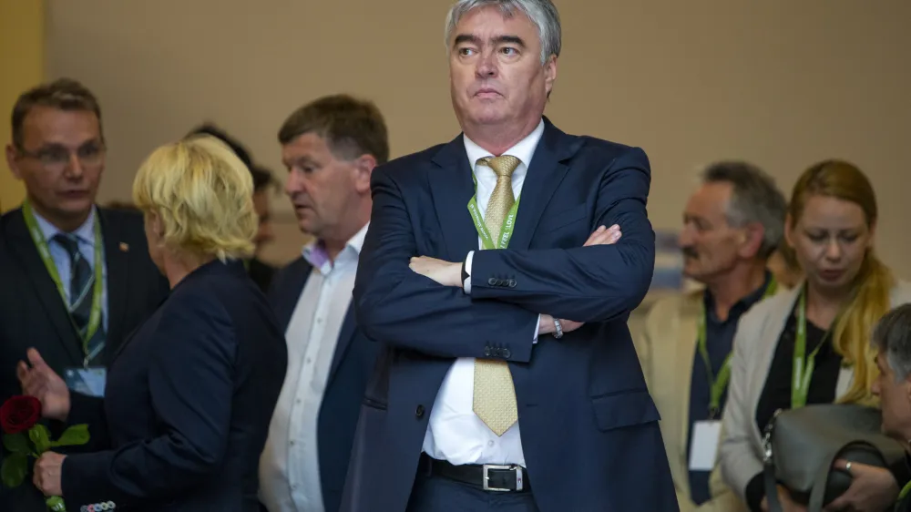 novi evropski poslanec Milan Zver (SDS)- 26.05.2019 - Evropske volitve 2019 - Volitve poslancev v Evropski parlament -//FOTO: Matjaž Ru&scaron;t