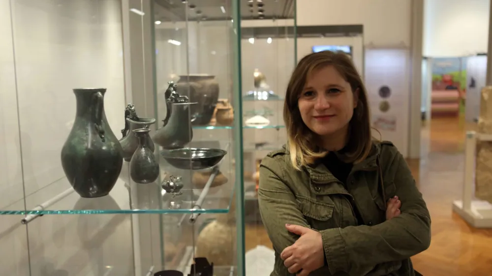 Petra Brodar, arheologinja in muzejska animatorka: Foto: Tomaž Skale