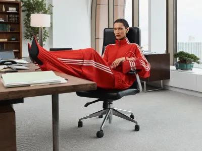 adidas in balenciaga in Bella Hadid