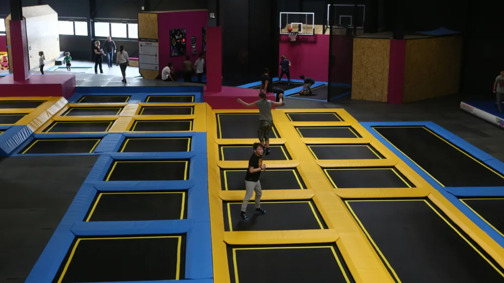 - 23.02.2018 - Trampolin Park WOOP!, Lesko&scaron;kova cesta 3 v Ljubljani - BTC  //FOTO: Luka Cjuha.