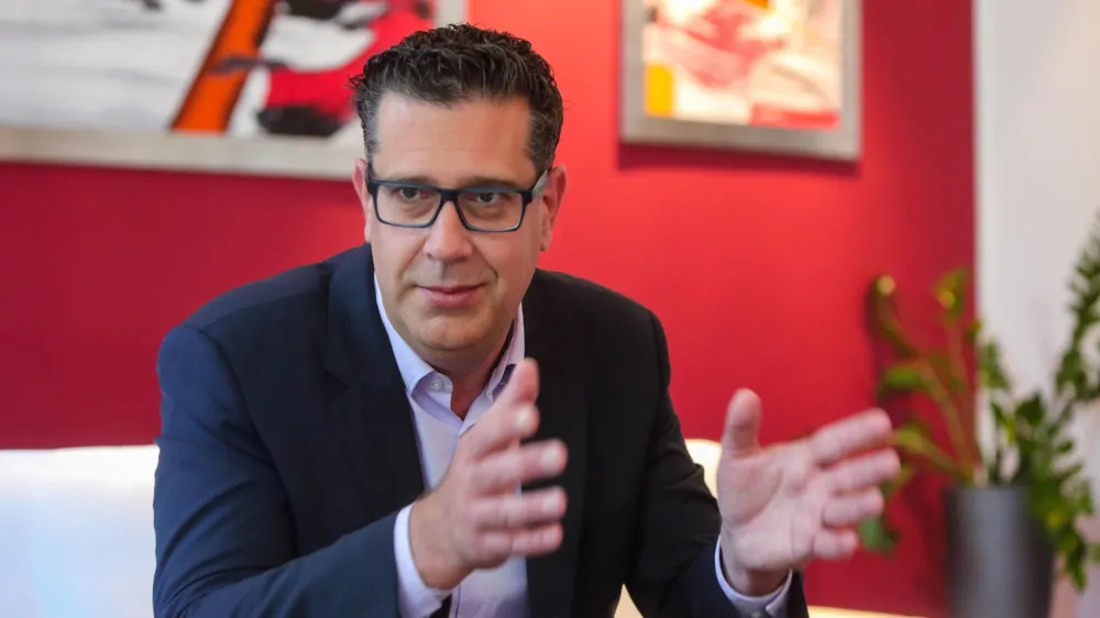 Koper, 24.05.2019Mestna občina Koper, Ale&scaron; Bržan, župan Kopra, portret