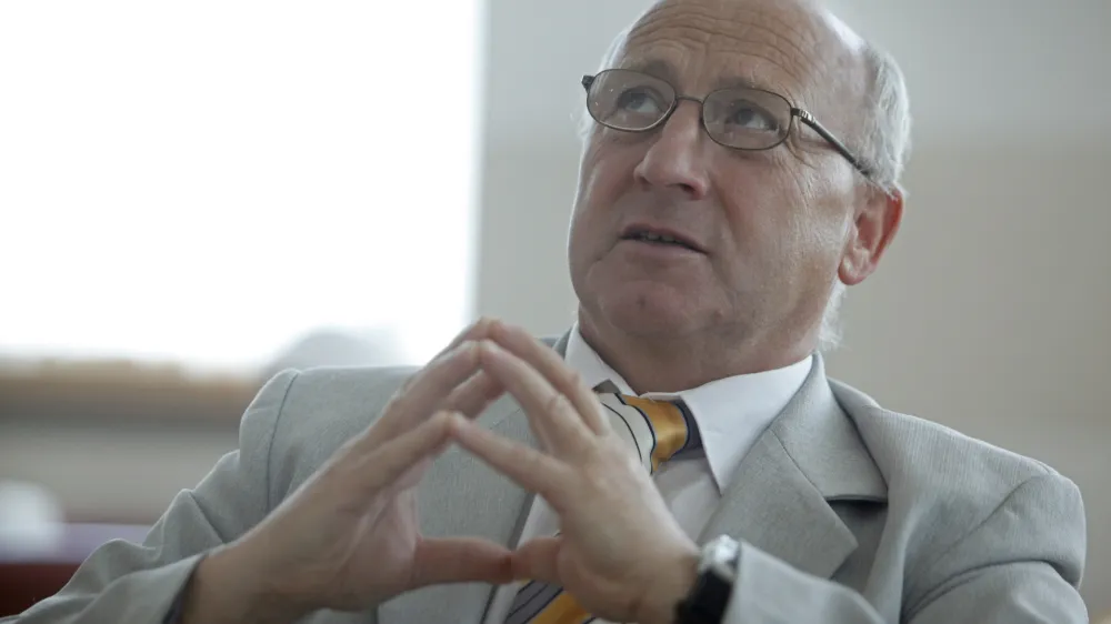 Bogdan Gabrovec, vodja Olimpijske delegacije, podpredsednik Olimpijskega komiteja Slovenije in predsednik Judo zveze Slovenije//FOTO: Jaka Gasar