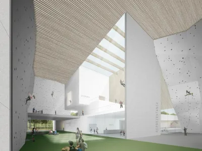 Plezalni center bo omogočal tudi izvedbo plezalnih tekmovanj.&nbsp;