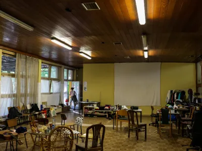 - 13.09.2022 - Participativna Ljubljanska Avtonomna Cona PLAC - skvoterji &ndash; opu&scaron;čena stavba v lasti DUTB, Linhartova cesta 43 za Bežigradom //FOTO: Bojan Velikonja