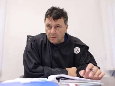 sodnik Zvjezdan Radonjić - 10.06.2020 &ndash; sojenje Zlatanu Veliću- predobravnavni narok zaradi roparske tatvine. //FOTO: Jaka Gasar